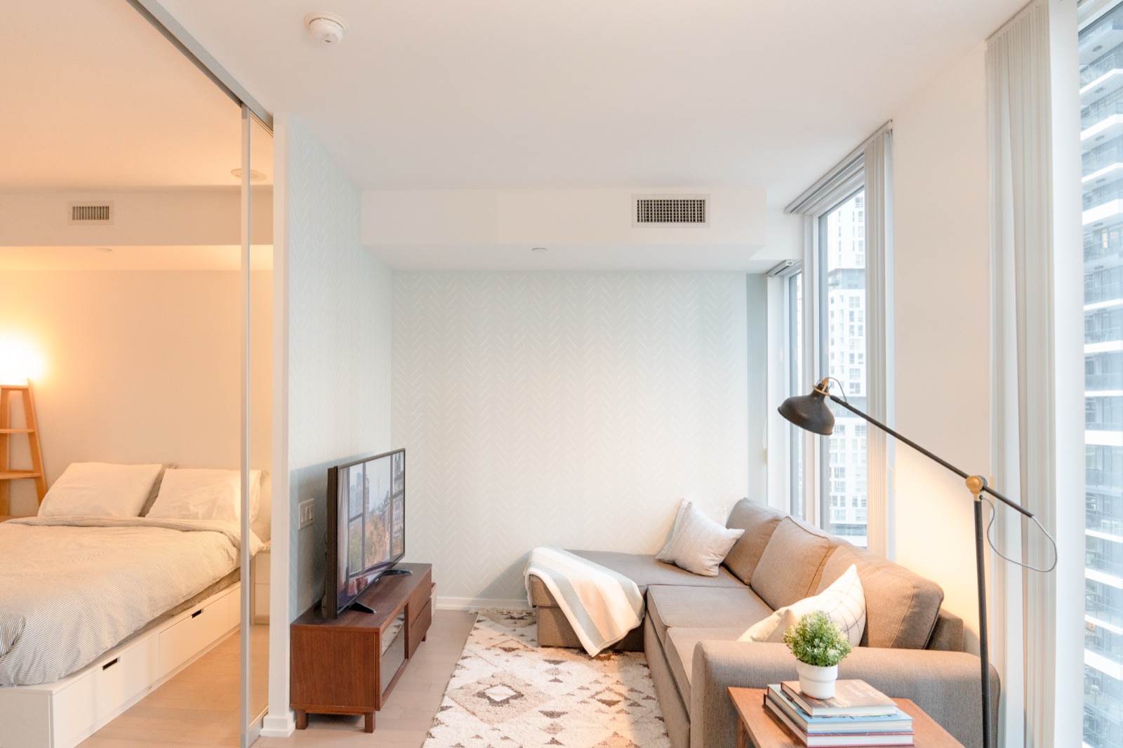 Entertainment District living area